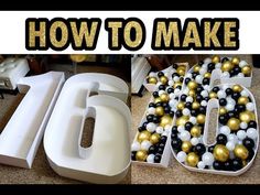 how to make balloons in the shape of numbers for birthdays or any special occasion