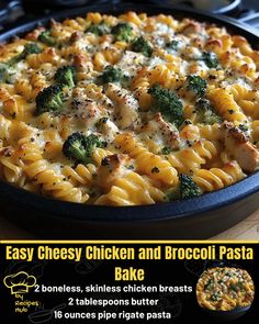 Easy Cheesy Chicken and Broccoli Pasta Bake Broccoli Chicken Cheese Pasta, Quick One Pot Meals, Cheesy Chicken And Broccoli Pasta, Chicken And Broccoli Pasta Bake, Chicken Broccoli Pasta Bake, Chicken Broccoli Pasta Recipes, Cheesy Chicken And Broccoli, Chicken And Broccoli Pasta, Chicken Broccoli Bake