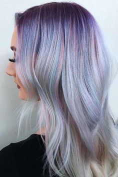 Dimension Hair, Violet Pastel, Colored Hair, Cool Hair Color, Hair A, Trendy Hairstyles, Hair Colors