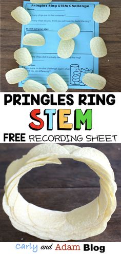 Pringles Chips, Stem Club, Stem Classes, Stem Elementary, Engineering Challenge, Stem Challenge, Stem Activity, Kid Experiments, Steam Activities