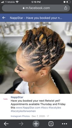 Loc Updo Medium Length, Loc Mohawk Styles, Loc Styles Medium Updo Women, Loc Hair Styles, Short Dreadlocks