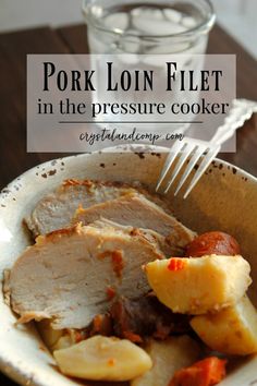 pork loin filet in the pressure cooker