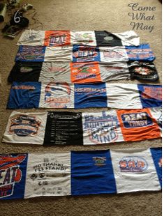 there are many t - shirts laid out on the floor to be used as blankets