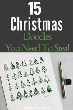 christmas doodles you need to steal with the title overlaying it's image