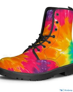 OrcaJump - Customizable High-Fashion Tall Martin Boots with Abstract 3D Patterns Casual High-top Combat Boots For Spring, Casual Combat Boots With Round Toe For Spring, Multicolor Lace-up Boots For Fall, Multicolor Leather Summer Boots, Funky Multicolor Boots For Spring, Multicolor High-top Boots For Outdoor, Multicolor Lace-up Boots For Outdoor, Multicolor Round Toe Boots For Streetwear, Multicolor Flat Heel Boots For Spring