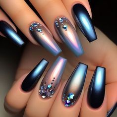 Unique Fall Nails, Nails Black Coffin, Coffin Nails Black, Classy Coffin Nails, Coffin Nails Short, Summer Coffin Nails, Fall Nails Designs, Nails Short Coffin, Black Coffin Nails