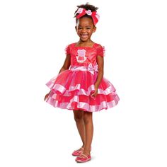 PRICES MAY VARY. OFFICIALLY LICENSED PEPPA COSTUMES FOR KIDS - This Peppa pig halloween costume will have your little one having a blast! AUTHENTIC PEPPA PIG COSTUMES - Includes a red dress featuring pink glitter ruffle sleeves, red tutu skirt with puffy vinyl Peppa patch and detachable tail COMFY PEPPA PIG DRESS FOR TODDLERS - This Peppa Pig Tutu includes a headband with bow, and is made of soft, safe material to wear at home or with friends SHOW INSPIRED PEPPA PIG COSTUMES - Don't wait until H Peppa Pig Halloween Costume, Peppa Pig Costume, Pig Halloween Costume, Peppa Pig Outfit, Peppa Pig Dress, Red Tutu Skirt, Pig Dress, Pig Costumes, Red Tutu