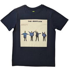 Beatles Help! Album Cover Unisex T-Shirt Fan Merchandise T-shirt With Front Print, Band Merch Crew Neck Shirt With Front Print, Pop Culture Cotton T-shirt With Graphic Print, Fan Merchandise Graphic Print Crew Neck T-shirt, Band Merch T-shirt With Front Print And Crew Neck, Fan Apparel Crew Neck T-shirt With Front Print, Fan Apparel T-shirt With Crew Neck And Front Print, Fan Apparel T-shirt With Front Print And Crew Neck, Relaxed Fit T-shirt With Front Print For Fans