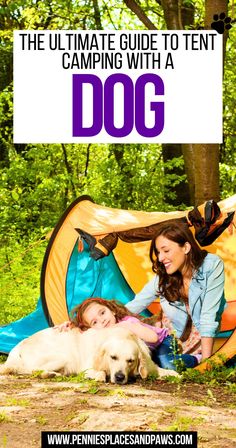 The Ultimate Guide to Tent Camping With a Dog Dog Camping, Dog Hacks, Dog Party, Pet Holiday, Cool Pets, What To Pack, Go Camping, Camping Hacks, Tent Camping