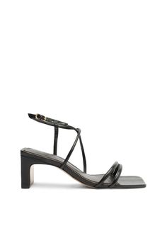 Crafted from buttery soft, Nappa leather, the Aimee Block Sandal is the perfect addition to any wardrobe. With a sleek, square toe and trendy, slim block heel, this chic sandal makes a stylish statement day and night. Plus, the buckle closure ensures a secure fit. Materials: Cow Leather Upper | Cow Leather OutsoleUpper Format: MultistrapsHeel Type: Mid HeelHeel Style: Block HeelToe Style: Square ToeClosure Type: Buckle UpCounter Type: OpenedHeel Height: 2,5 In | 64 mmSKU: S2096100520005 Block Sandals, Chic Sandals, Mid Heel, Day And Night, Nappa Leather, Black Sandals, Cow Leather, Leather Sandals, Block Heels