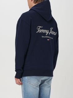 Find TOMMY HILFIGER Sweatshirt on Editorialist. Sweatshirt TOMMY JEANS Men color Blue Tommy Jeans Sweatshirt, Tommy Hilfiger Long Sleeve, Tommy Hilfiger Sweatshirt, Men Sweatshirt, Sweatshirt For Men, Blue Sweatshirt, Jeans Men, Tommy Jeans, Long Sleeve Sweatshirts