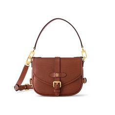 LOUIS VUITTON® - Saumur Bb - Cognac Louis Vuitton Saumur, Louis Vuitton Official, Louis Vuitton Handbags, Luxury Handbags, Cowhide Leather, Saddle Bags, Cognac, Leather Handbags, Leather Women