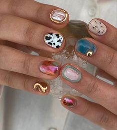 Nail Design Glitter, Mens Nails, Hippie Nails, Colorful Nail, Minimal Nails, Nails Only, Minimalist Nails, Fire Nails, Dream Nails