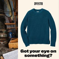 Stack up the warmth in a cotton knit that won’t quit – the Heritage Waffle Stitch Crew Sweater’s no slouch! Duluth Trading Company, Duluth Trading, Work Wear Outfits, Waffle Stitch, Work Wear Women, Waffle Knit, Knit Cuff, Turtleneck Sweater, Sweater Top