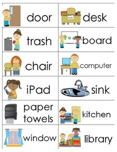 the words in this worksheet are for children to learn how to use them