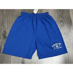 Nwt Space Camp Adventure Of A Lifetime Sweat Shorts Color: Blue Size: Small Waist Across: 11" Total Length: 17" Condition: Nwt Shipping: Ships Same Or Next Business Day! Blue Cotton Shorts With Letter Print, Blue Athletic Shorts With Built-in Shorts For Leisure, Casual Blue Shorts With Letter Print, Blue Bottoms With Letter Print, Short Length, Blue Letter Print Shorts, Blue Bottoms With Letter Print And Relaxed Fit, Blue Letter Print Short Bottoms, Blue Short Bottoms With Letter Print, Blue Leisure Shorts With Built-in Shorts