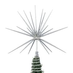 a christmas tree topper on a white background