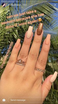 Solid Color Fall Nails, Ongles Beiges, Kylie Jenner Nails, Solid Color Nails, Unicorn Nails, Rose Gold Nails, Shellac Nails, Holographic Nails