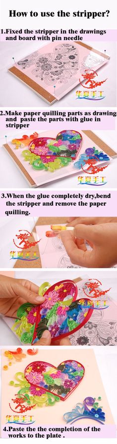 the instructions for how to make an art project with crayons and colored paper