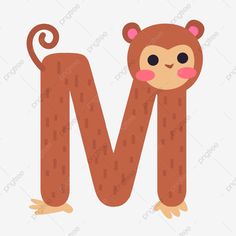 the letter m is for monkey