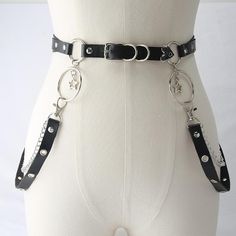 Twinkle Star/ Heart / Ring Chain Belt C0041802 Chains For Belt, Anime Stuff To Buy, Jk Waist, Gothic Belts, Belt Reference, Fem Clothing, Cute Belts, Cool Belts, Belts Chain