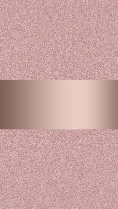 a pink glitter background with a metallic strip in the center and a black stripe at the bottom