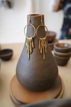 Mayan Sun, Bronze Earrings, Mexican Jewelry, Earring Trends, Bronze Jewelry, Rainbow Earrings, Trendy Earrings, Blue Jewelry, Brass Jewelry