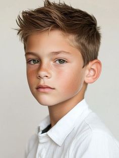 Best Boys Haircuts for School: Trendy and Practical Styles Messy Boys Haircut, Boys Hair Cuts Longer On Top Short Sides, Boys Back To School Haircut, Front Cowlick Hairstyles For Boys, Boys Hairstyles Short, Kids Boy Haircut, Boy Hairstyles Straight Hair