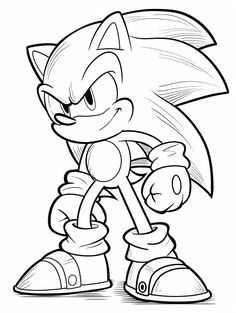 sonic the hedge coloring pages for kids to print out and color on with their favorite characters