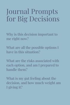 Journal Prompts For Future, Decision Journal, Journal Prompts Boundaries, Journal Prompts For Boundaries, Setting Boundaries Journal Prompts, Journaling Questions For Healing, Decision Making Journal Prompts, Making A Decision, Journal Prompts For Decision Making