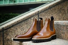 Bespoke Norwegian Stitching Cordovan Men Chelsea Boots sold by Unique Handmade Leather Shoes . Shop more products from Unique Handmade Leather Shoes on Storenvy, the home of independent small businesses all over the world.