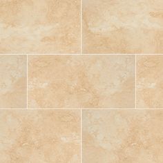 an image of a tile floor that looks like it is made out of beige marble