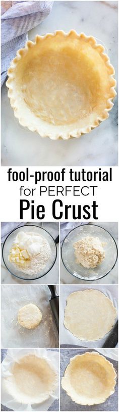 step by step instructions on how to make pie crust