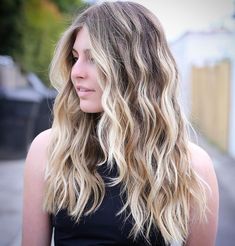 Long Haircut Wavy Hair Natural, Long Thick Wavy Hair, Thick Bob Haircut, White Blonde Highlights, Wavy Layers, Long Haircut, Brunette Bob, Thick Wavy Hair, Guy Tang