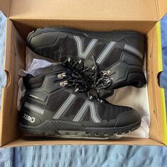 Questions? Leave A Comment Below! These Are Waterproof! Great Hiking Sneakers. These Have Been Worn One Or Twice Around The House Before Deciding I Didn't Want Them. Black Hiking Boots, Xero Shoes, Shoes Hiking, Hiking Sneakers, Edgy Outfits, Hiking Boots, The House, Athletic Shoes, Hiking