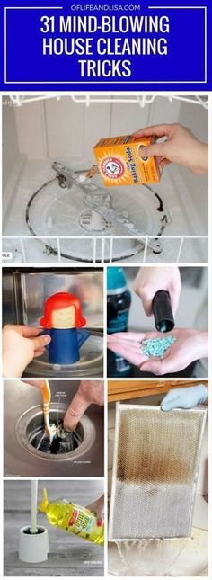 the instructions for how to clean and disinfect with household cleaning products