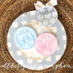 Gender Surprise, Hospital Door Signs, Cross Door Hangers, Hospital Door Hanger, Hospital Signs, Baby Shower Wreath, Hospital Door Hangers, Baby Door Hangers, Baby Door