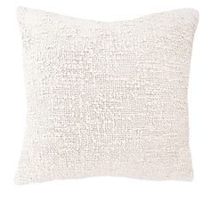 a white pillow on a white background