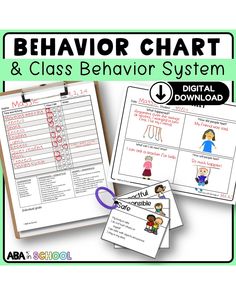 behavior chart and class behavior system