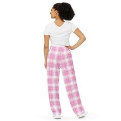 Get the comfort of pajamas in this stylish pair of wide-leg pants. With the adjustable waist and stretchy fabric, it’s like your favorite sweatpants but better. • Relaxed unisex fit • Practical side pockets • Elastic waistband with a white drawstring • Can be worn on the waist or on the hips • Premium knit mid-weight jersey fabric • 95% polyester, 5% elastane (fabric composition may vary by 1%) • Fabric weight: 6.19 oz/yd2 (210 g/m2) (weight may vary by 5%)Size guide WAIST (inches) HIPS (inches) Casual Sleep Pants, Cotton Sleep Pants With Pockets, Casual Sleepwear Trousers With Elastic Waistband, Casual Sleepwear Straight Pants For Pajama Party, Casual Cotton Sleepwear Trousers, Casual Relaxed Fit Sleep Pants, Casual Sleep Pants With Pockets, Casual Sleep Pants With Elastic Waistband, Casual Wide Leg Sleepwear