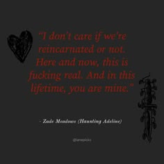 Zane And Adeline, Haunting Adeline Zade Quotes, Quotes From Haunting Adeline