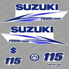 ad eBay - Suzuki 115 Four Stroke (2010) Outboard Blue Decal Aufkleber Adesivo Sticker Set - Buy Now, click the link (eBay) Dish Washing Liquid, Below The Line, Bike Stickers, Dish Washing, Motorcycle Stickers, Washing Liquid, Vinyl Signs, Dishwashing Liquid, Wax Paper