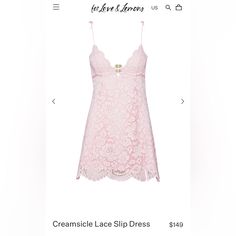 Reposhing This Item I Purchased From @Alomandujano68. Loved It, But Ready To Rotate For Something New. Questions? Leave A Comment Below! Lemon Dress, Lace Slip Dress, For Love & Lemons, Lace Slip, Satin Mini Dress, Lace Inset, Eyelet Dress, Pink Maxi Dress, Love And Lemons