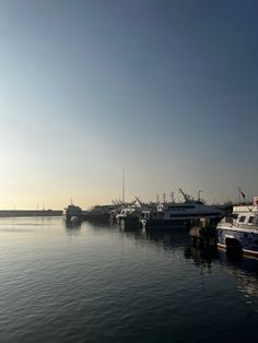 there are many boats docked at the dock