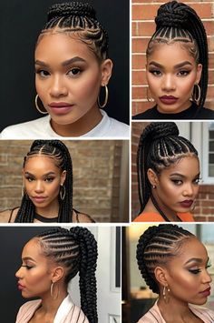 Stylish braids hairstyles black cornrows wi Cornrow Bun Hairstyles Black Women, Curly Cornrows Braids, Cornrow Hairstyles Updo, Braided Cornrow Hairstyles Updo, Curly Cornrows, Braided Cornrow Hairstyles