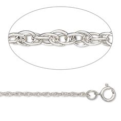 These high quality chains are made using fine German and Italian chain-making machinery.Clasp style may vary from that shown. Italian Chain, Colored Rope, Chain Making, Fire Mountain Gems And Beads, Fire Mountain, Fire Mountain Gems, Free Items, Gift Necklace, Chains Necklace