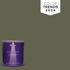 a paint can with the color trend in it