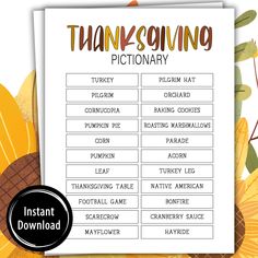 thanksgiving printables for kids to use in the classroom