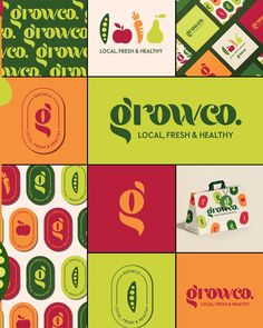 several different logos for food and drink companies