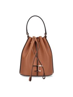 100% Leather Luxury Tan Pouch Shoulder Bag, Tan Bucket Bag With Dust Bag For Daily Use, Designer Tan Bucket Bag For Travel, Tan Bucket Shoulder Bag With Dust Bag, Timeless Brown Top Handle Bucket Bag, Timeless Formal Crossbody Bucket Bag, Tan Satchel Bag For Formal Occasions, Formal Tan Satchel Bag, Timeless Cognac Crossbody Bag